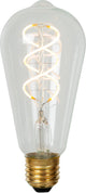 Lucide st64 - filament lamp - ø 6,4 cm - led - e27 - 1x4,9w 2200k - transparant