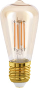 Eglo led lamp - ø 4,8 cm - e27 - amberkleurig