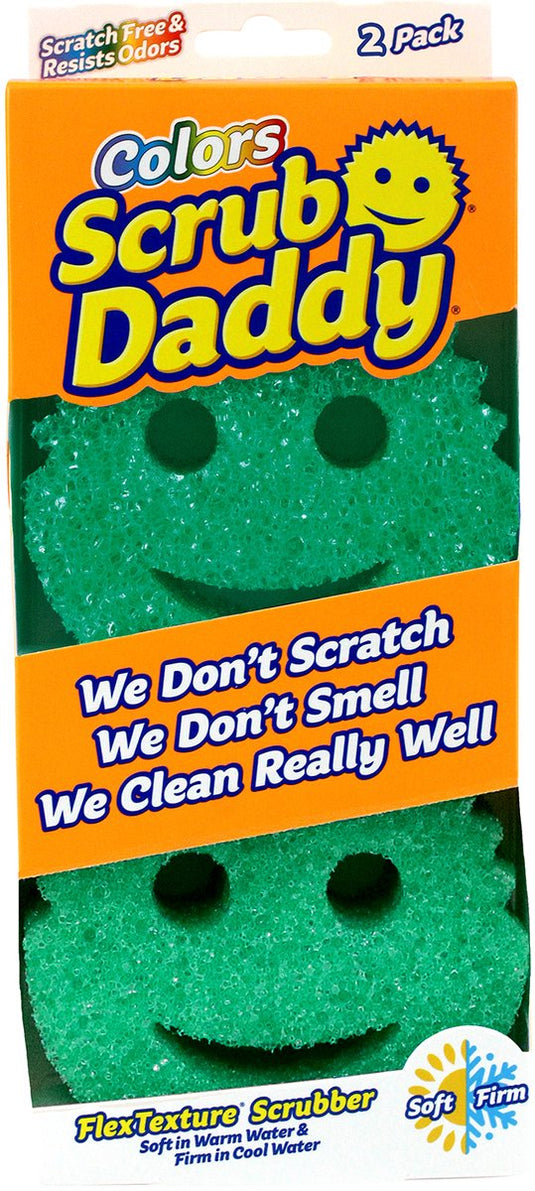 Scrub daddy schoonmaakspons – groen – 2 stuks
