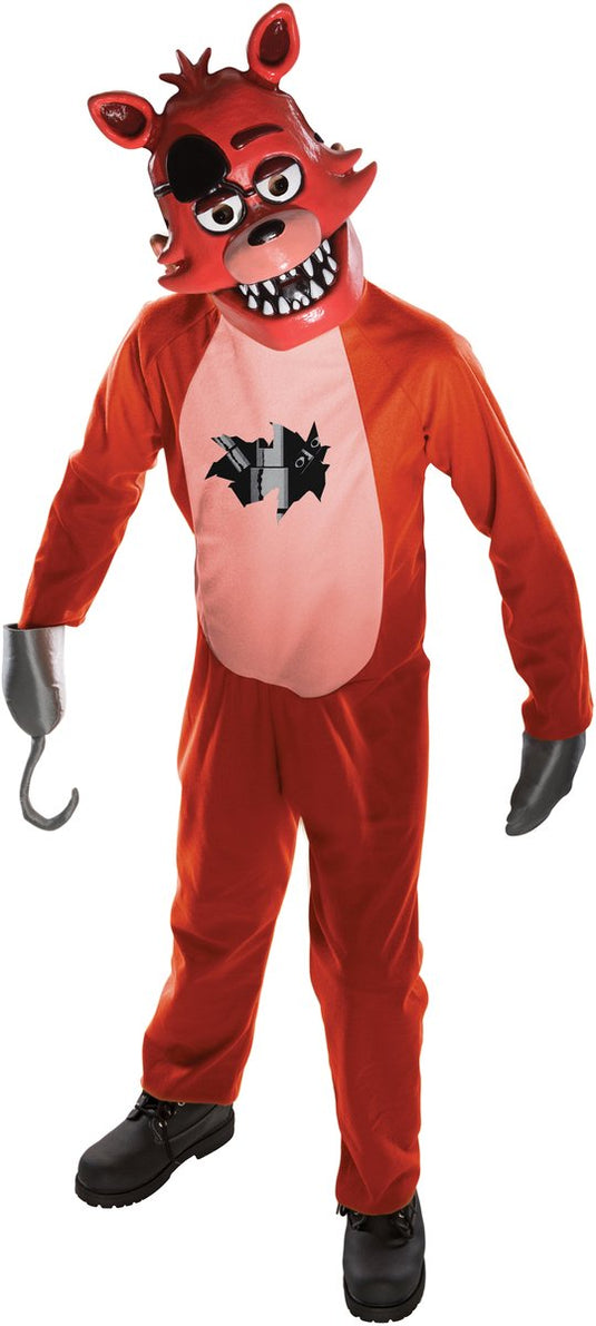Rubies - horror films kostuum - foxy kostuum kind - oranje, bruin - maat 116 - halloween - verkleedkleding