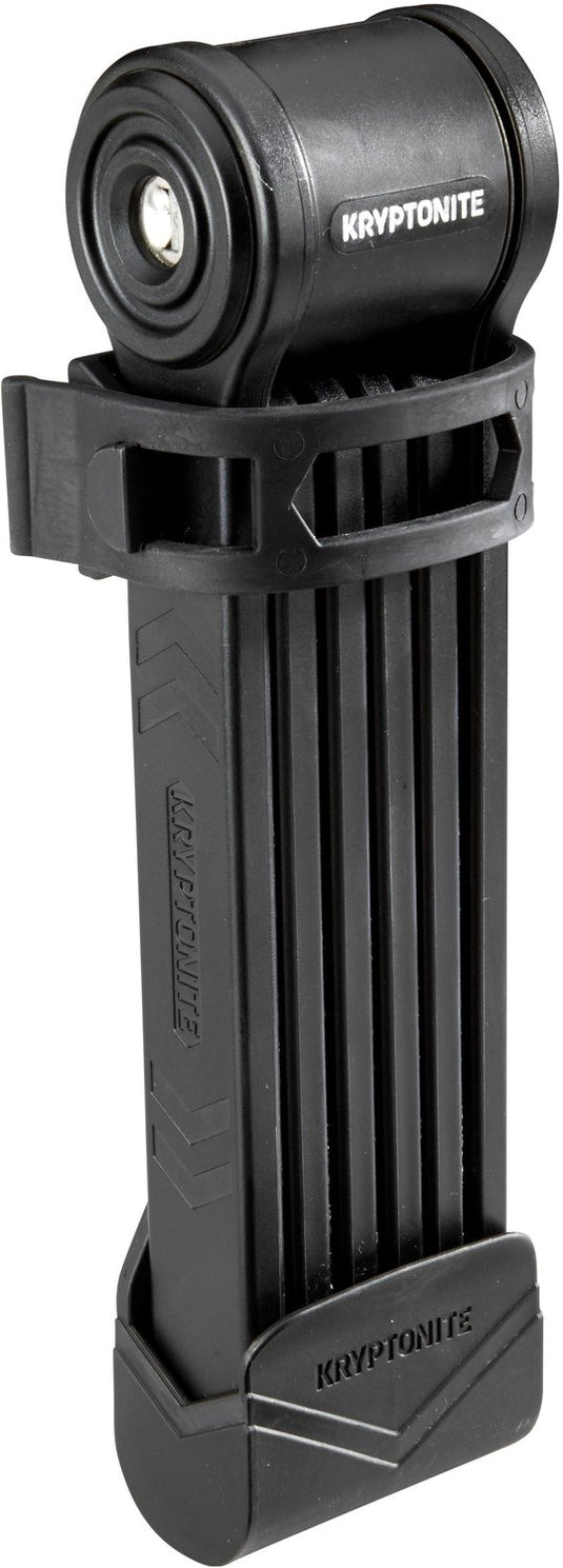 Kryptonite vouwslot met houder kryptolok 100 cm staal zwart