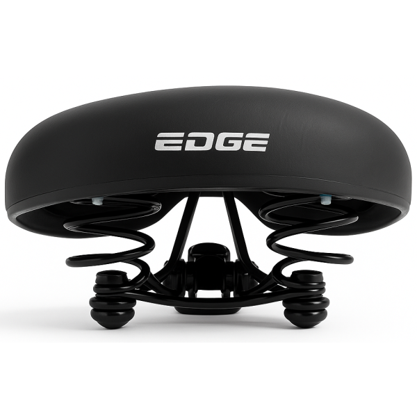 Load image into Gallery viewer, Edge fietszadel city eco - zwart (werkplaatsverpakking)
