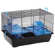 FLAMINGO FLAMINGO Hamsterkooi Jaro 2 50,5x33x32,5 cm zwart en blauw