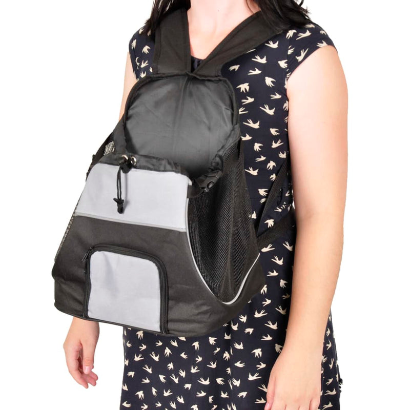 Load image into Gallery viewer, FLAMINGO FLAMINGO reiskennel Sybil zwart en grijs
