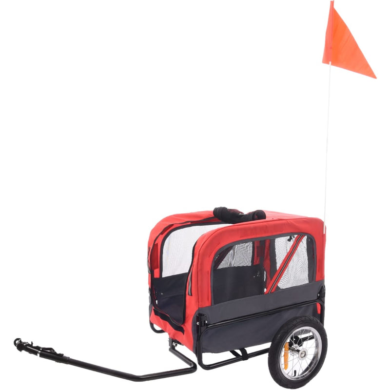 Load image into Gallery viewer, FLAMINGO FLAMINGO Hondenfietskar Romero 59,5x43x51 cm rood
