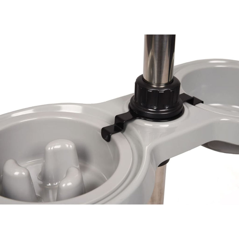 Load image into Gallery viewer, Flamingo flamingo voerstandaard suvi m 1100 ml en 1500 ml grijs
