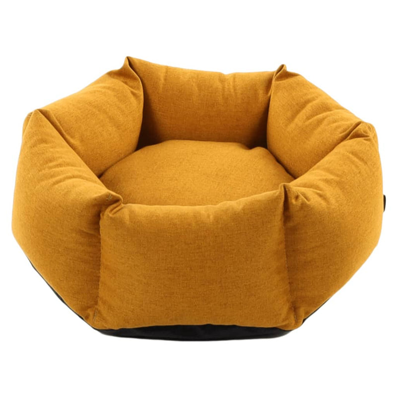 Load image into Gallery viewer, Flamingo hondenmand met rits ziva hexagonaal 50x18 cm okerkleurig
