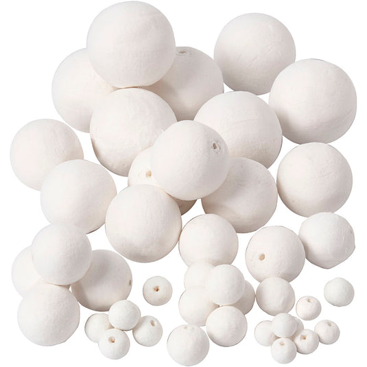 Creativ company https: www.cchobby.nl ballen-d-12-15-20-30-40-50-mm-wit-42-stuk-1-doos