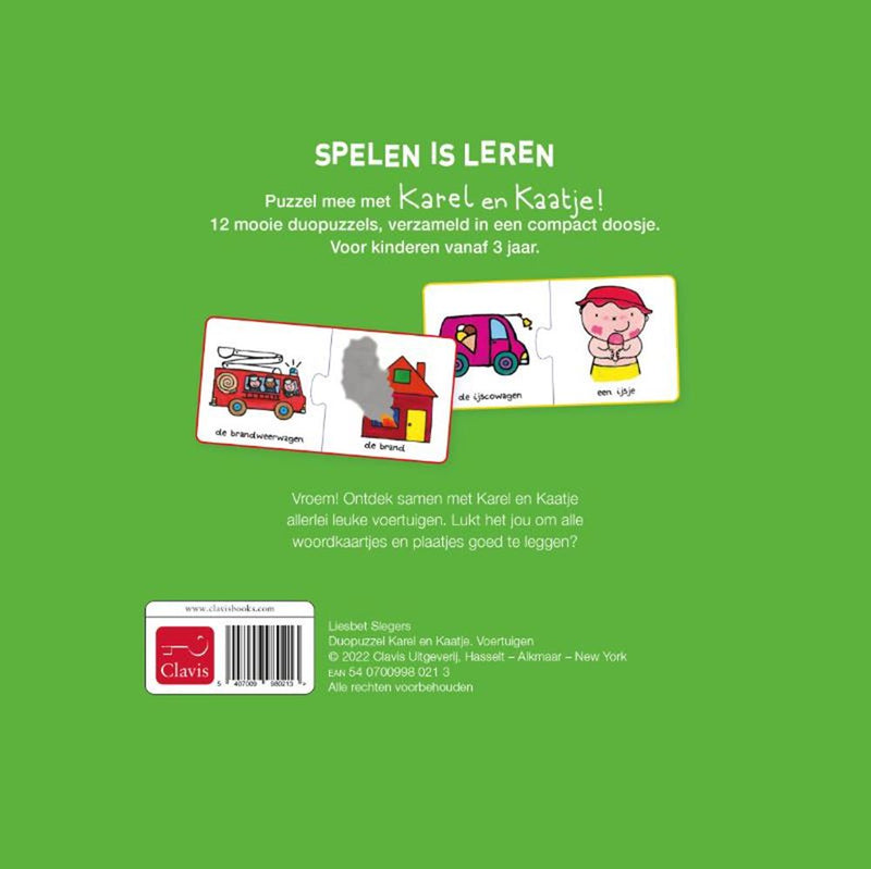 Afbeelding laden in galerijviewer, Duopuzzel karel en kaatje. 2+
