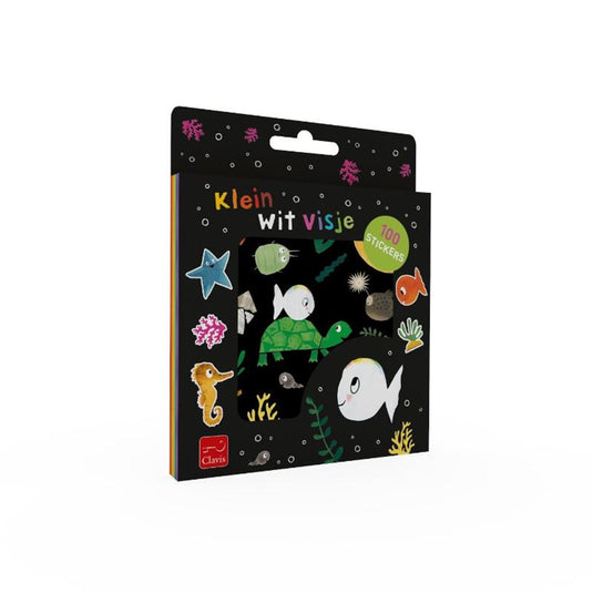 Clavis klein wit visje stickerset. 3+
