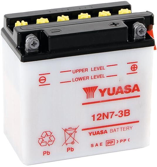Yuasa batterij 12n7-3b battery 12n7-3b standard without sp