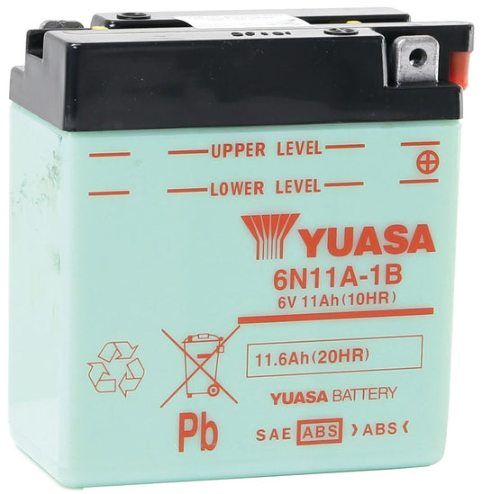 Yuasa batterij 6n11a-1b battery 6n11a-1b standard without sp