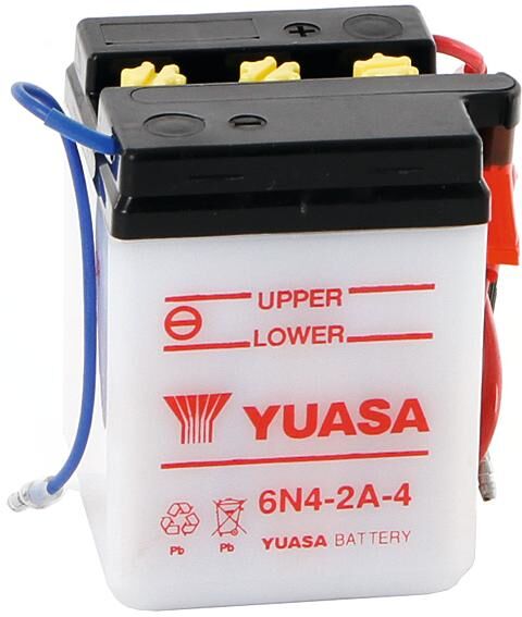 Yuasa batterij 6n4-2a-4 battery 6n4-2a-4 standard without sp