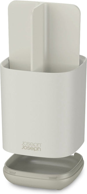 Joseph joseph tandenborstel organizer, met 3 verdeelvakken, antislip, kunststof, grijs - | easystore