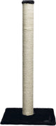 Beeztees gina - krabpaal - zwart - xl - 40x40x90cm