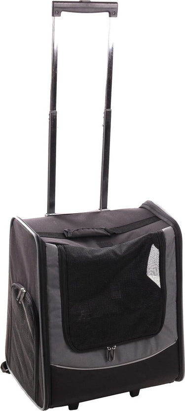 Flamingo calypto - smart trolley honden - smart trolley calypto zwart l 42x34x53cm - 1st - 136536 - 1st