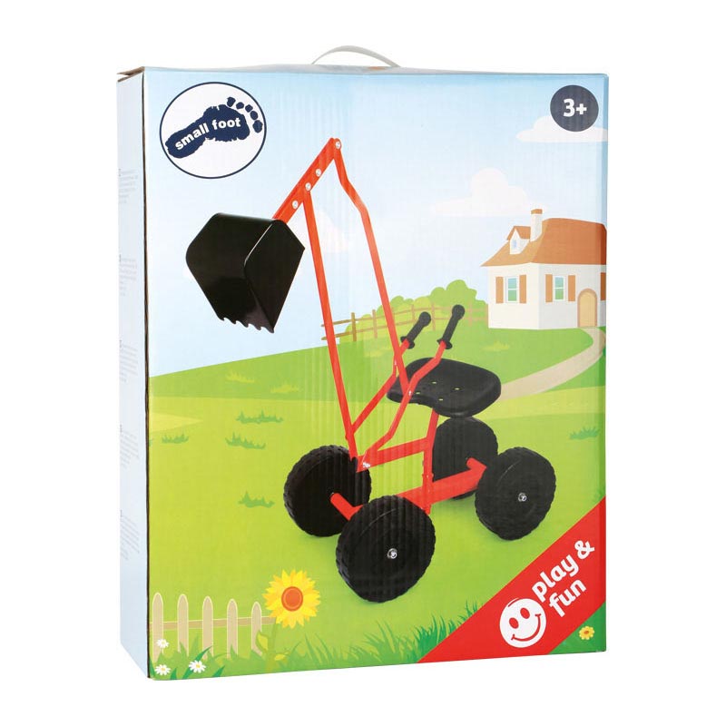 Load image into Gallery viewer, Small foot - graafmachine met wielen
