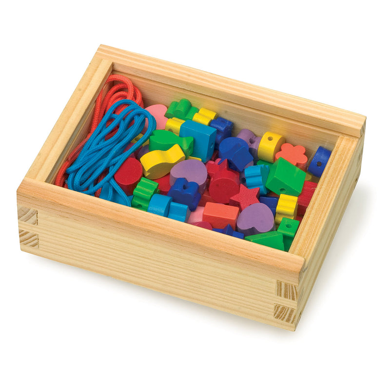 Load image into Gallery viewer, Small foot - houten rijg kralen, 84st.
