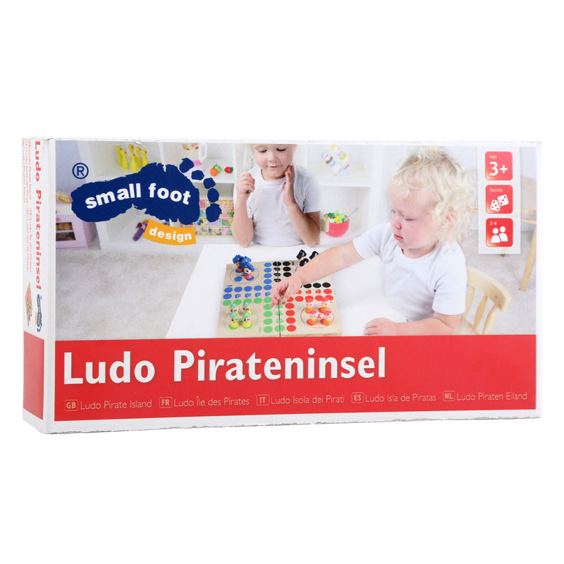 Load image into Gallery viewer, Small foot - houten ludo pirateneiland
