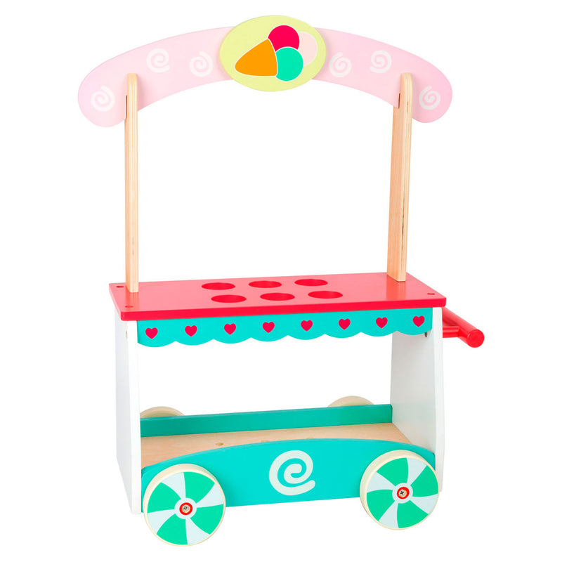 Load image into Gallery viewer, Small foot - houten ijscokar met accessoires
