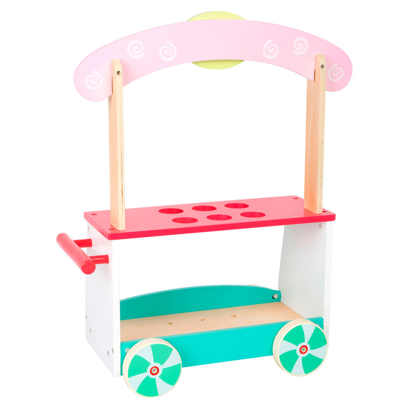 Load image into Gallery viewer, Small foot - houten ijscokar met accessoires
