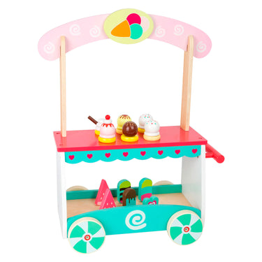 Small foot - houten ijscokar met accessoires