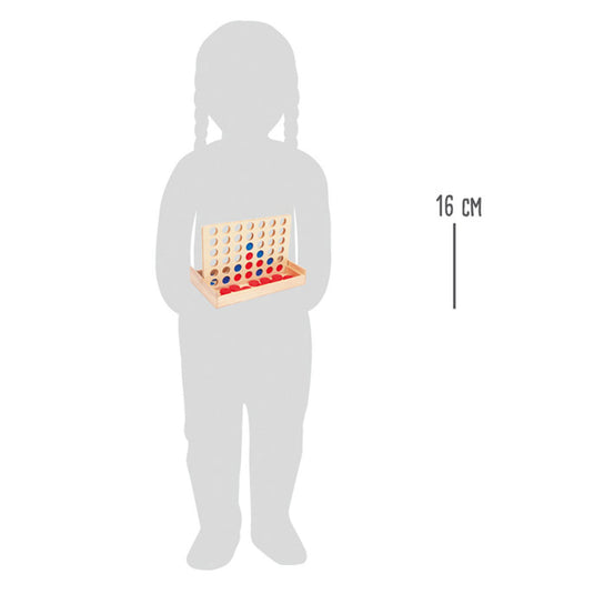 Small foot - vier op een lijn reisspel hout