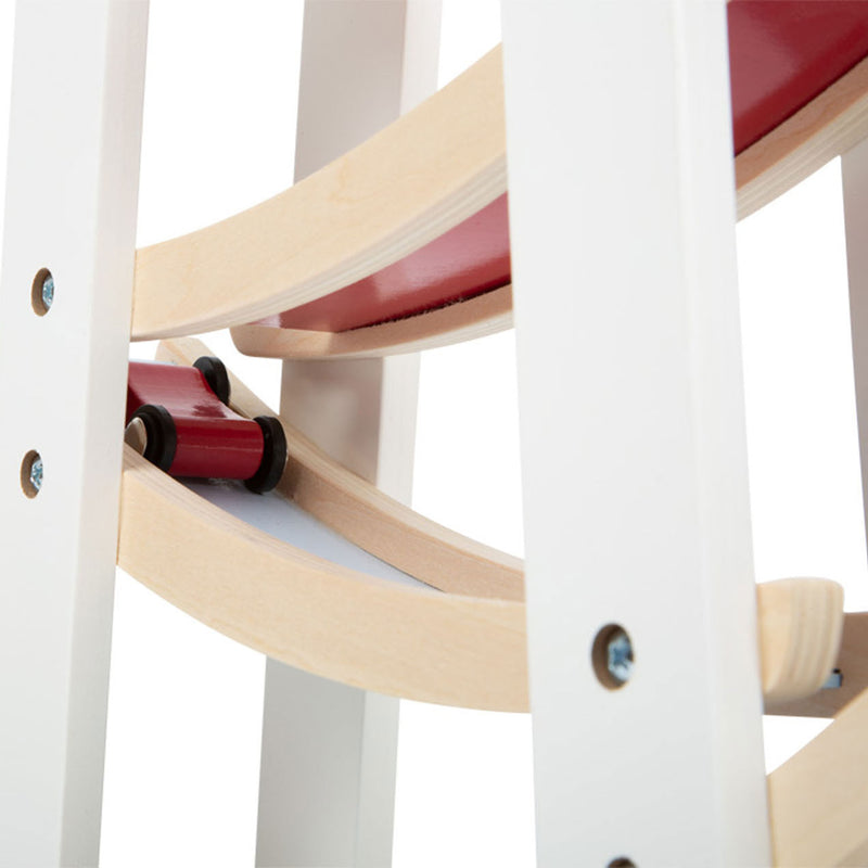 ギャラリービューアに画像をロードする, Small foot - houten autobaan met 4 auto's
