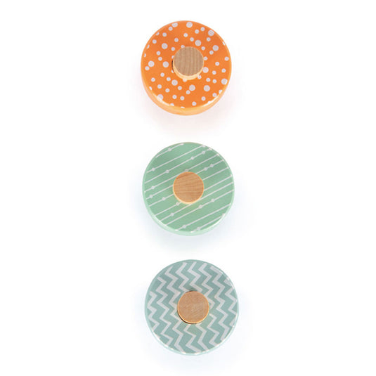 Small foot - houten knikkerbaan dieren pastel