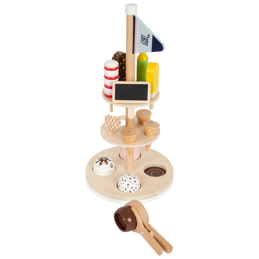 Small foot - houten ijsjes met houder, 15dlg.