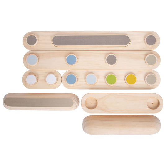 Small foot - houten balans balk avontuur, 7dlg.