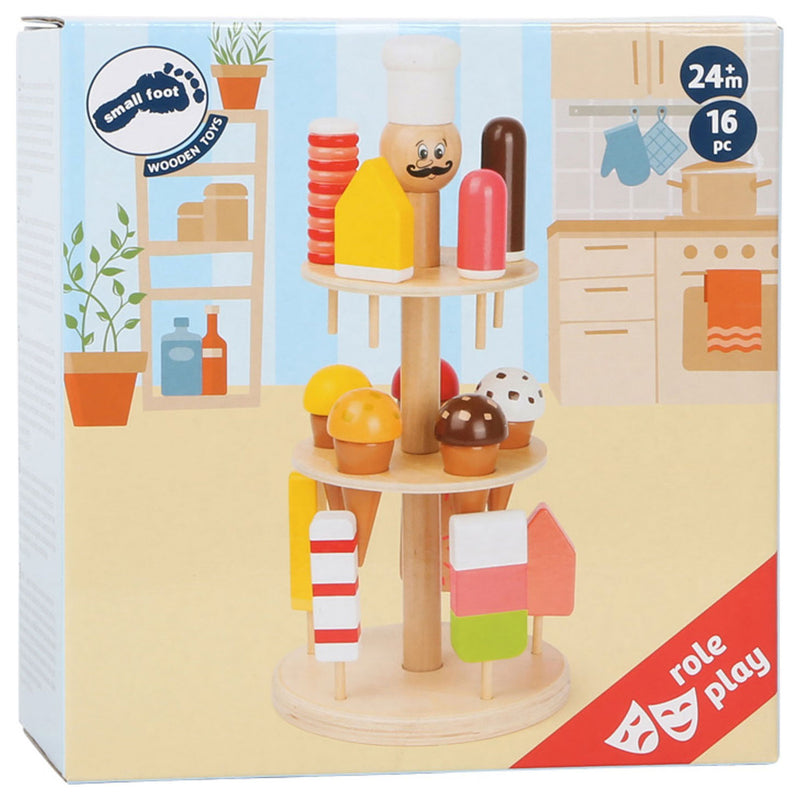 Afbeelding laden in galerijviewer, Small foot - houten luigi ijskraam, 16dlg.
