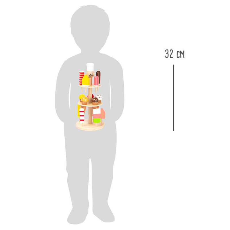 Load image into Gallery viewer, Small foot - houten luigi ijskraam, 16dlg.
