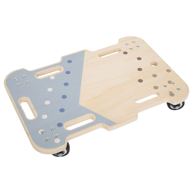 Load image into Gallery viewer, Small foot - houten rollerbord blauw
