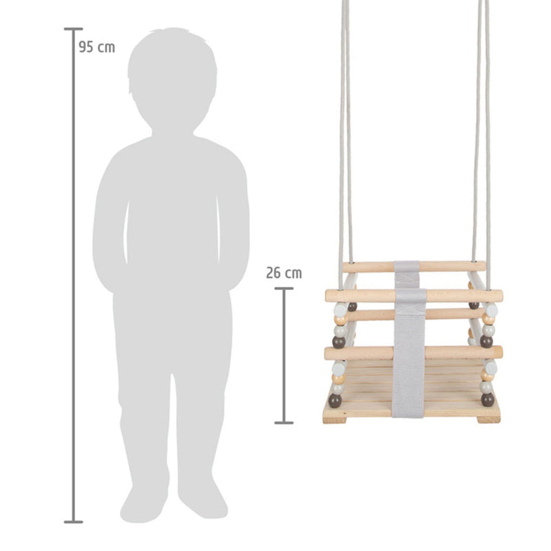 Load image into Gallery viewer, Small foot - houten babyschommel skandi
