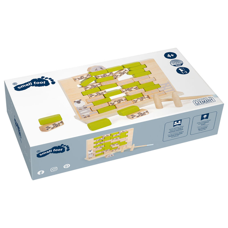 Afbeelding laden in galerijviewer, Small foot - houten wiebel muur spel
