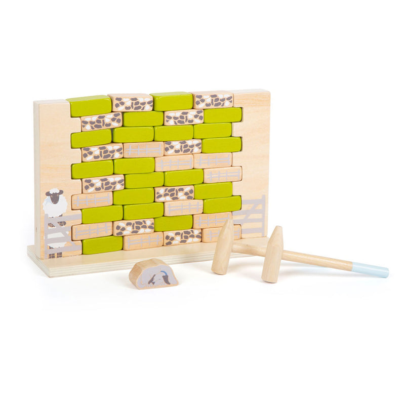 Afbeelding laden in galerijviewer, Small foot - houten wiebel muur spel
