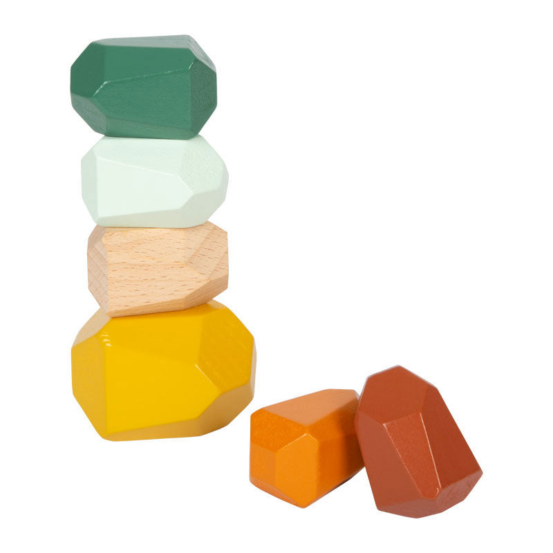Cargue la imagen en el visor de la galería, Small foot - houten balans blokken safari, 18dlg.
