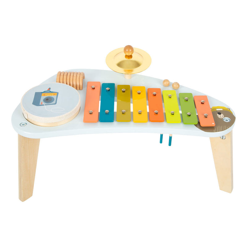 Load image into Gallery viewer, Small foot - houten muziektafel groovy beats
