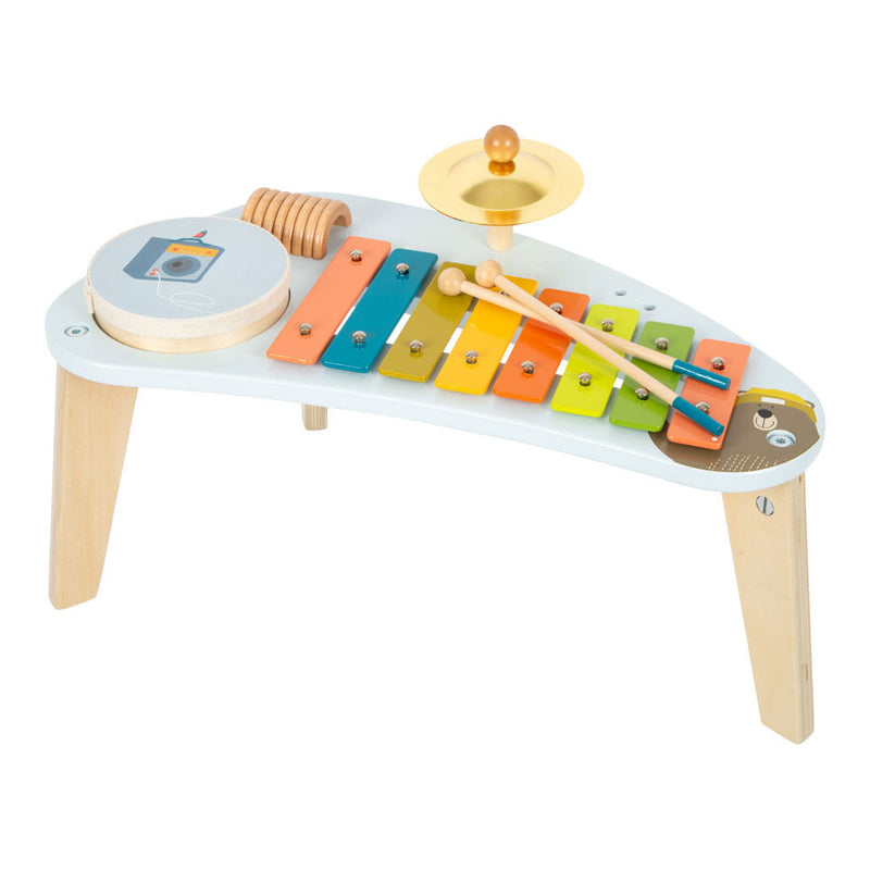 Load image into Gallery viewer, Small foot - houten muziektafel groovy beats
