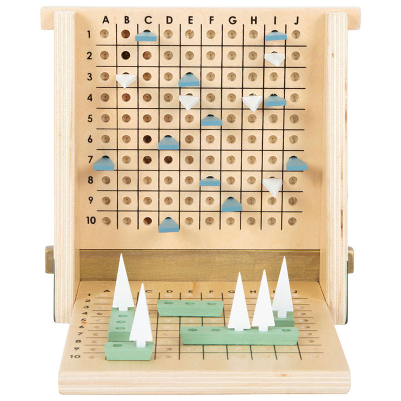 Afbeelding laden in galerijviewer, Small foot - houten strategie spel slag om de schepen
