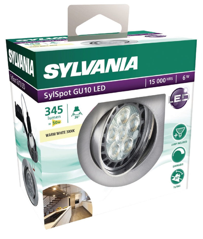 Load image into Gallery viewer, Sylvania syl-0053381 led downlight 6 w 3000 k 345 lm
