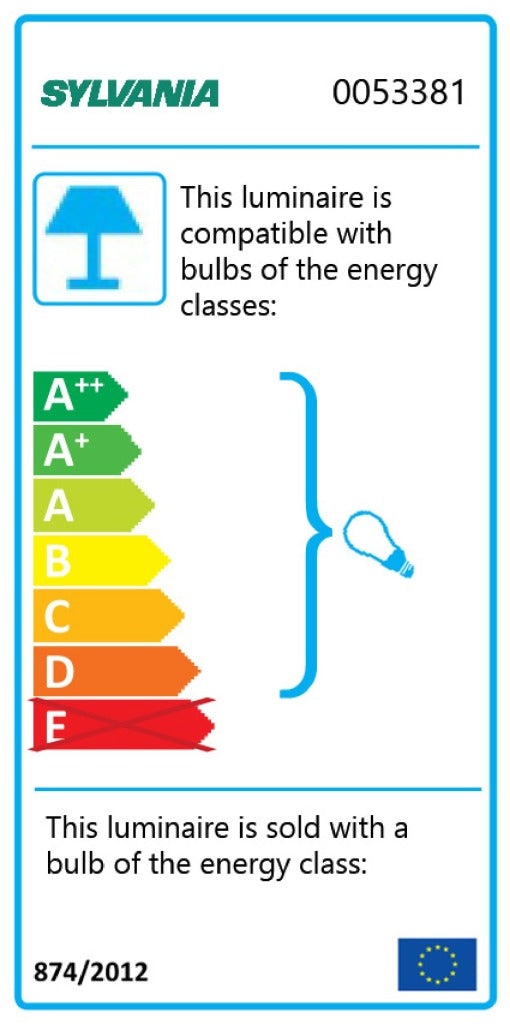 Sylvania syl-0053381 led downlight 6 w 3000 k 345 lm