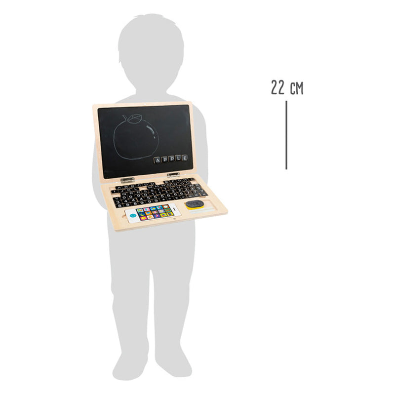 Chargez l'image dans la visionneuse de la galerie, Small foot - houten laptop met magneetbord
