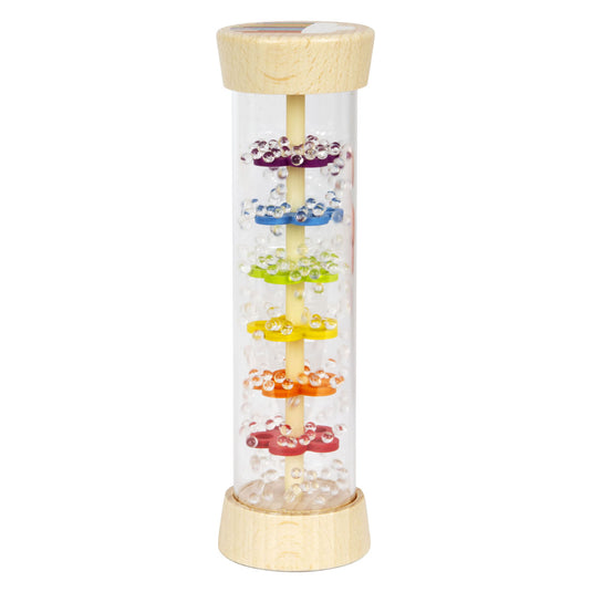 Small foot - houten regenmaker regenboog