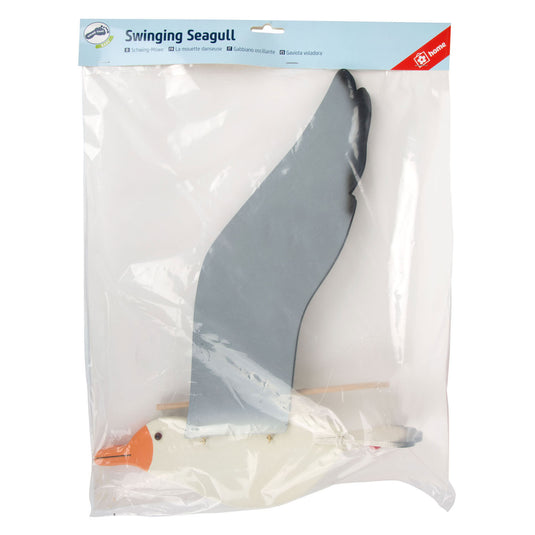 Small foot - houten baby mobiel zwevende zeemeeuw met bewegende vleugels