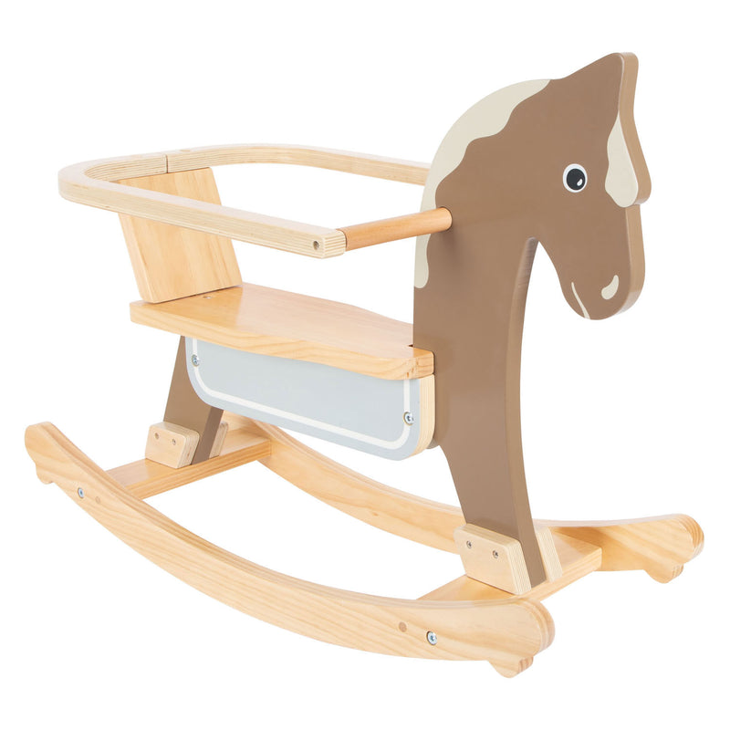 Load image into Gallery viewer, Small foot - hobbelpaard met zitje bruin
