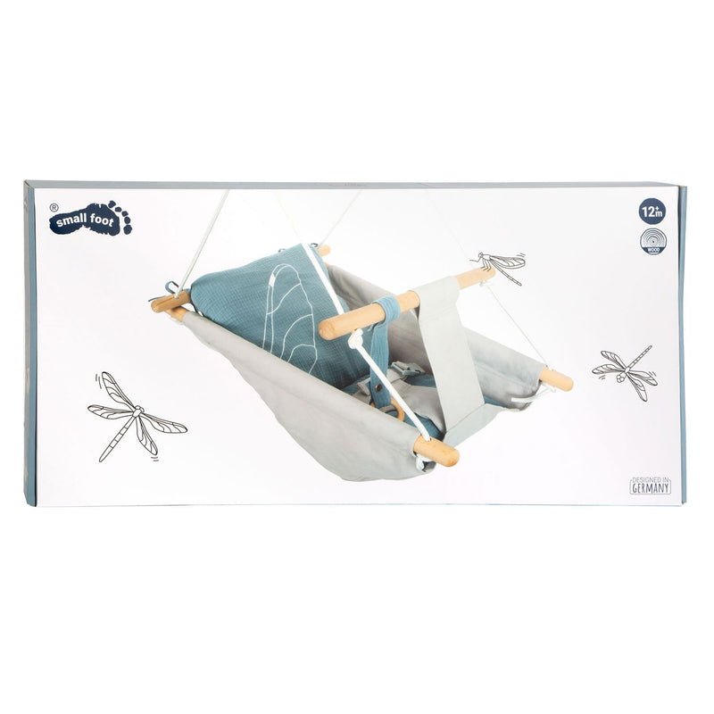 Load image into Gallery viewer, Small foot - houten babyschommel zeekust
