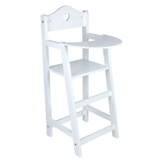 Small foot - houten poppenstoel wit