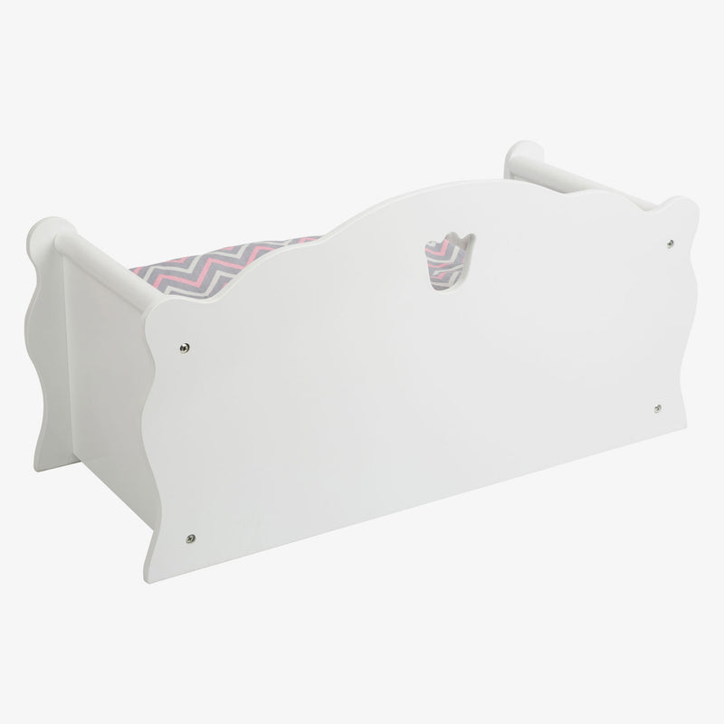 Load image into Gallery viewer, Small foot - houten poppenbed met lade en beddengoed, 4dlg.
